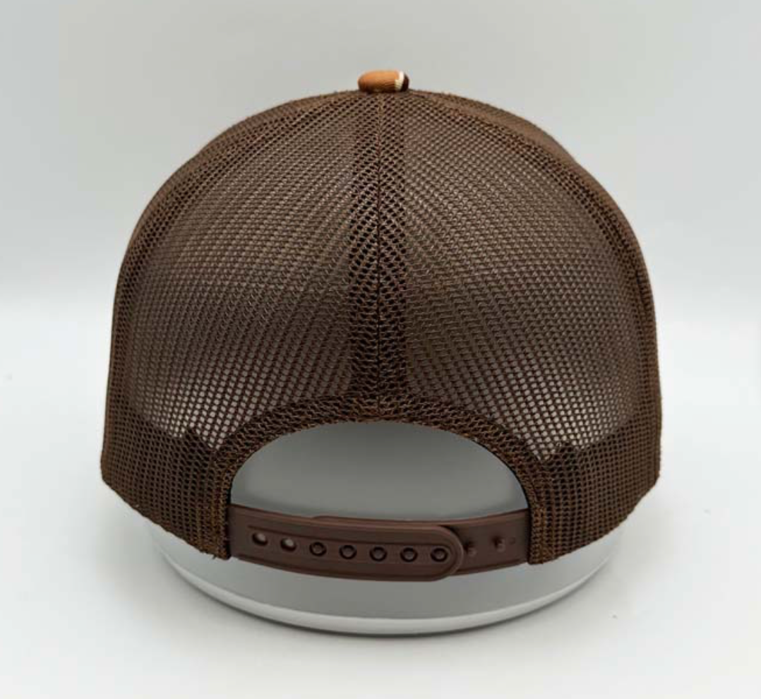 Richardson Camo Trucker Cap w/ Leather Patch